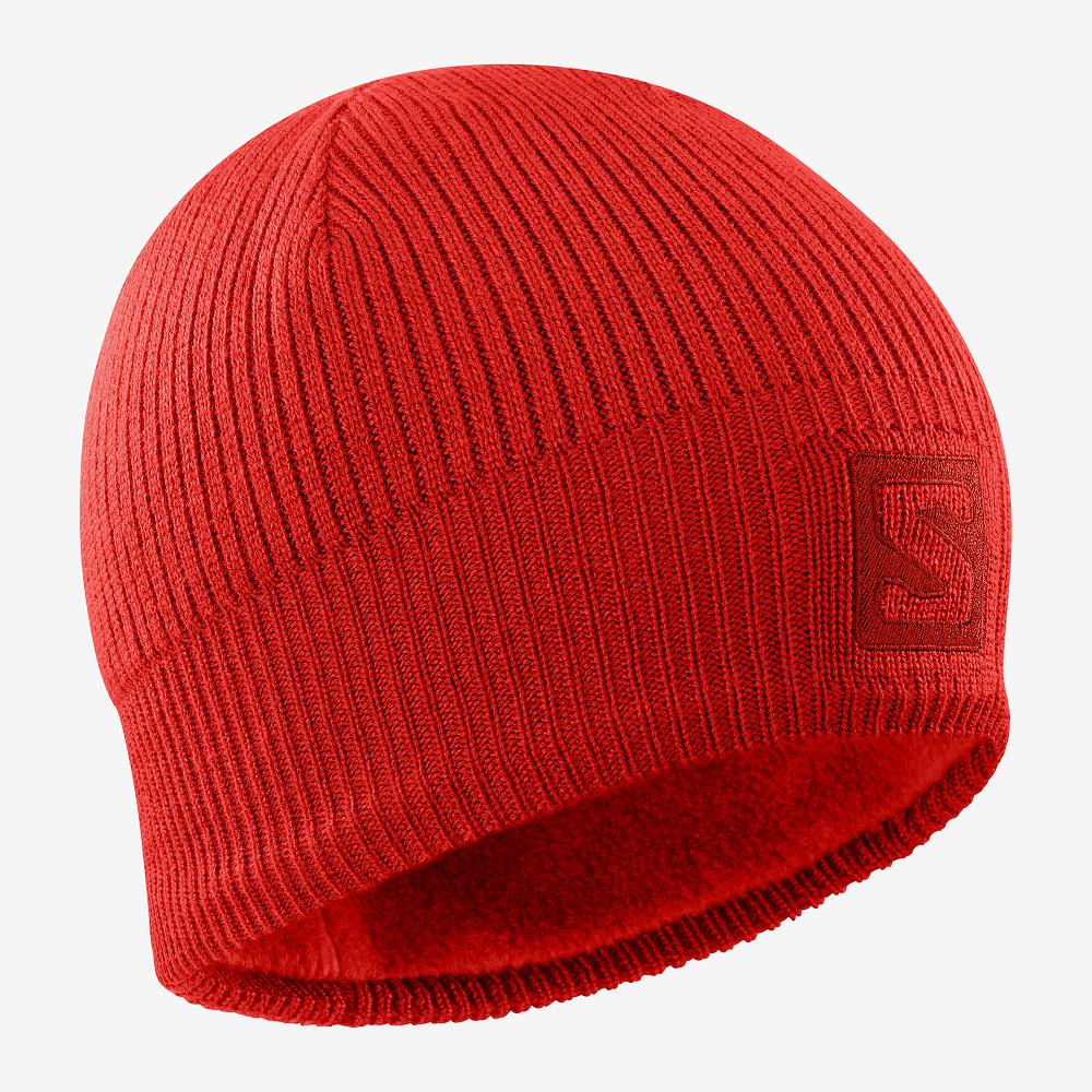 SALOMON LOGO Philippines - Men's Hats - Red | 106923-SPO
